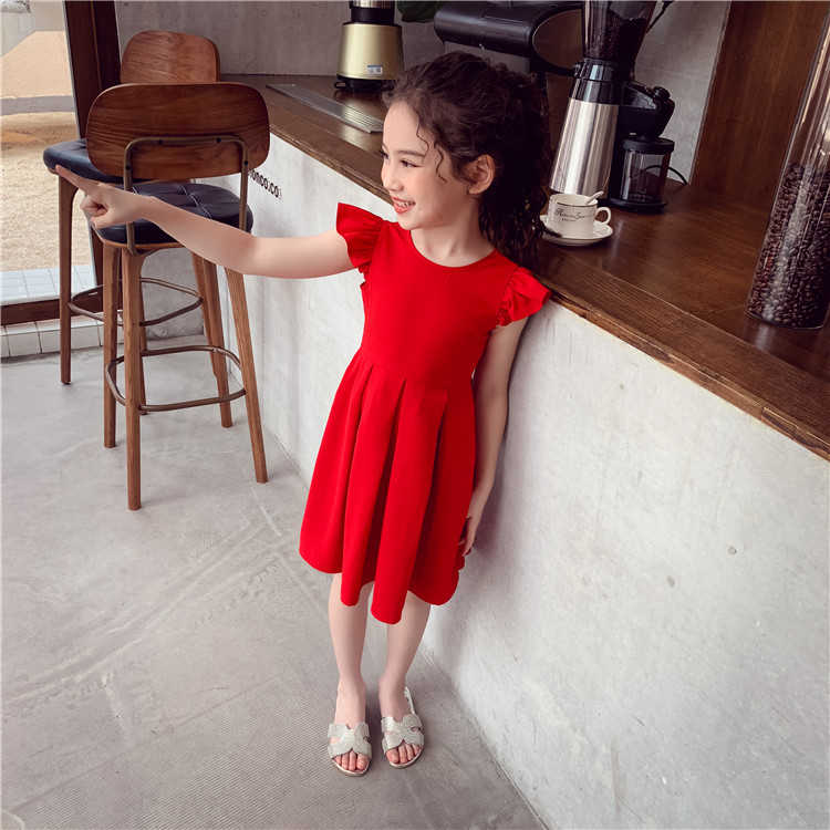Girls Chiffon Party Dress With Bow