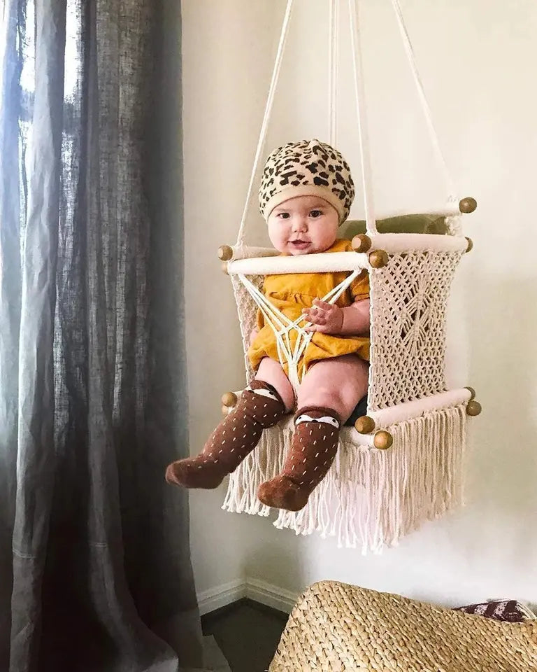 Cotton Cord Swing Chair for Baby