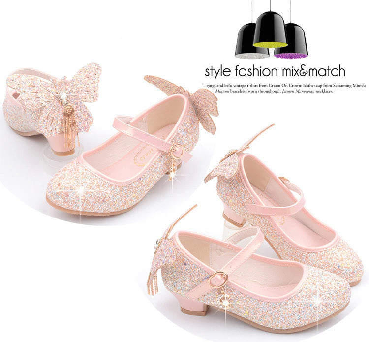 Premium Shimmery Butterfly Sandals