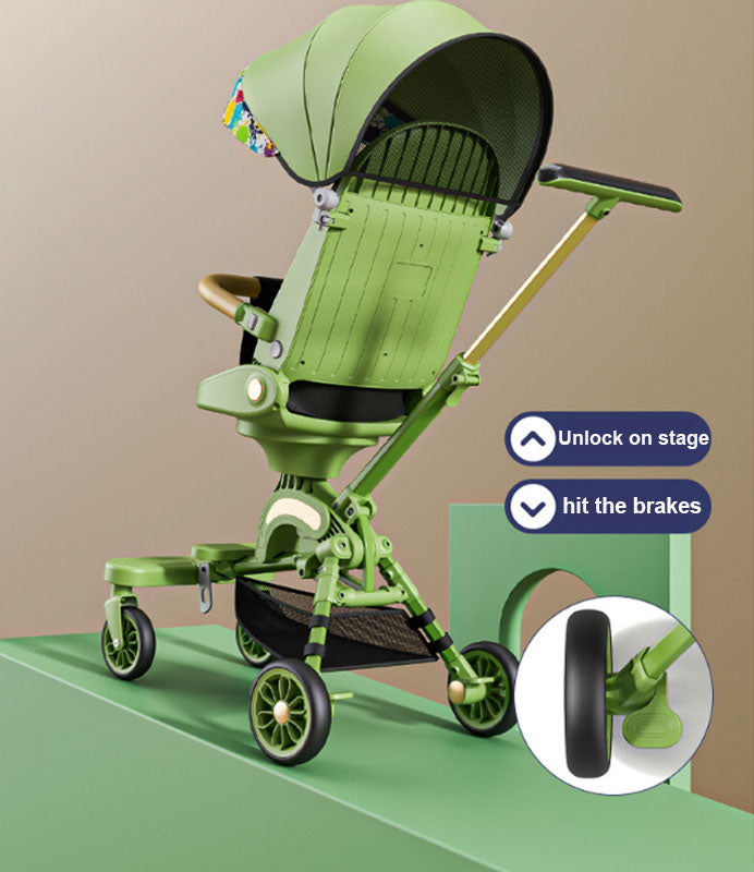 Premium GREENY 3 in 1 Baby Stroller