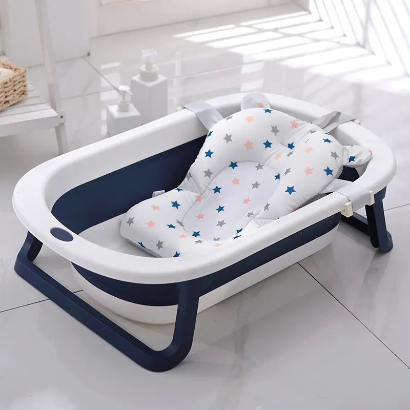 Large foldable plastic baby bathtub