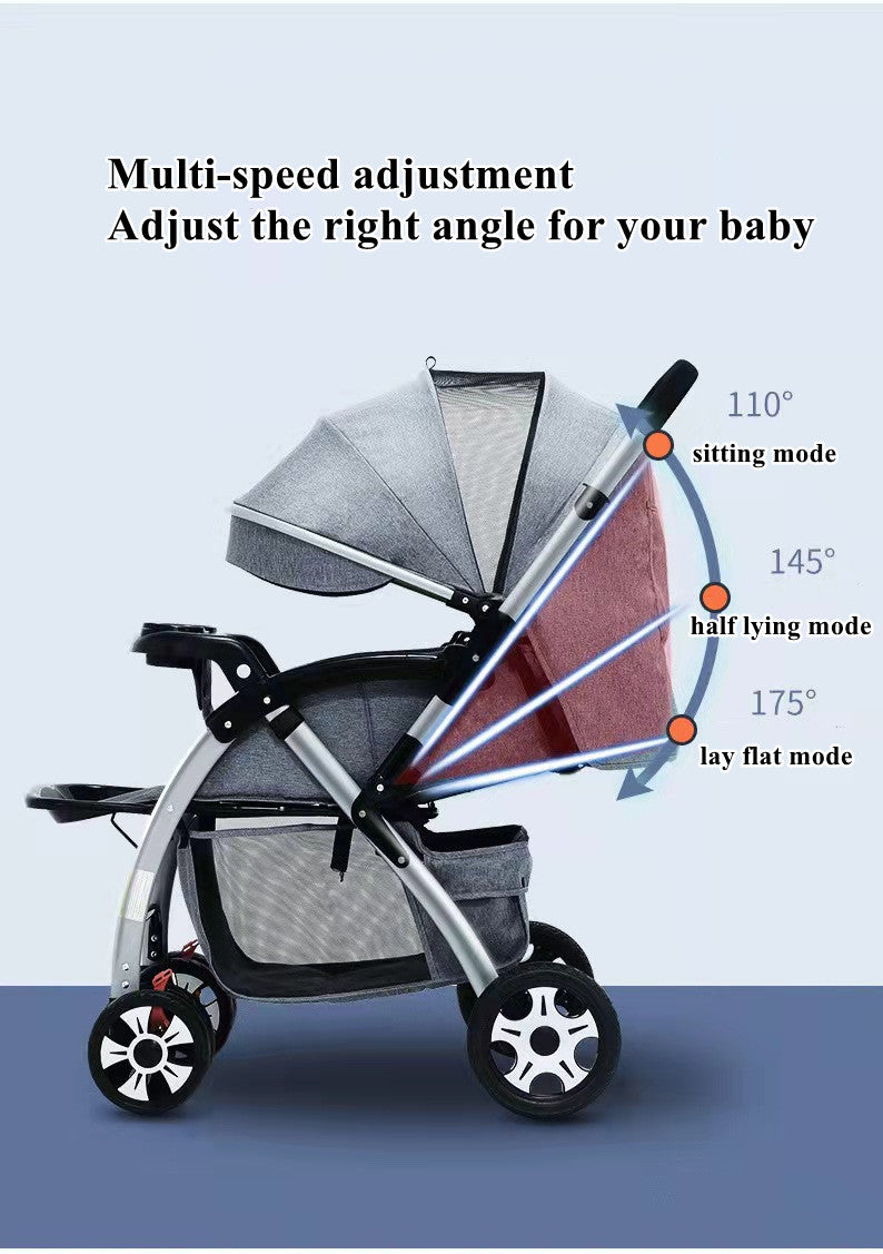Luxury 360 front Wheel Baby Stroller