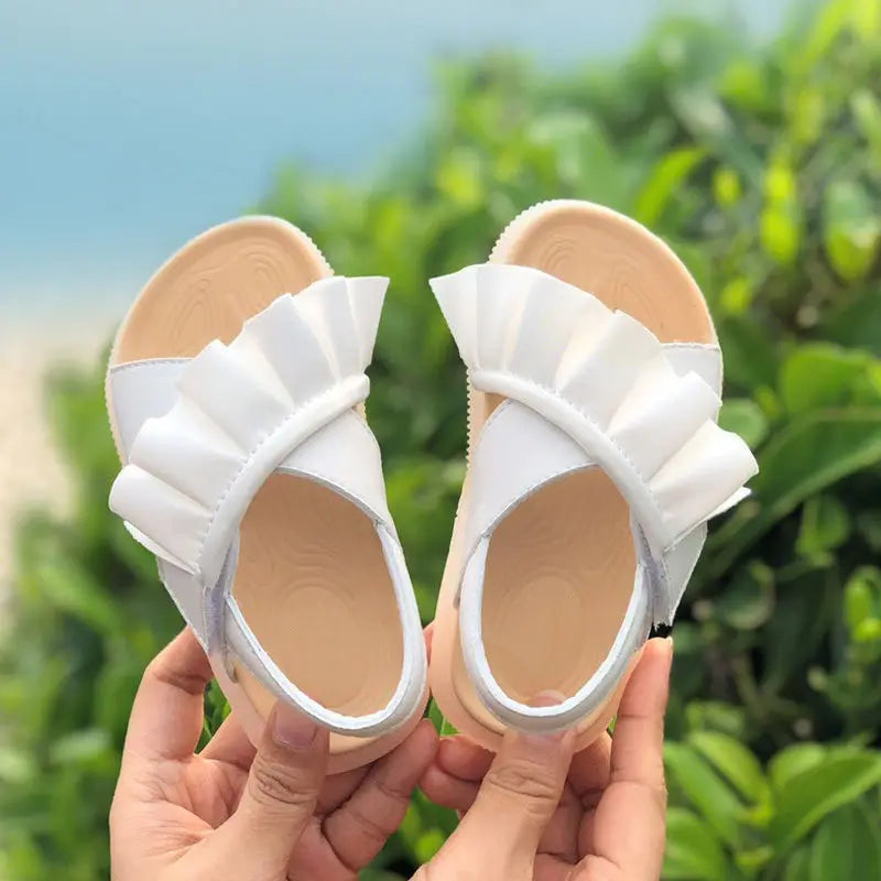 Ruffle Soft Sole Toddler Sandal