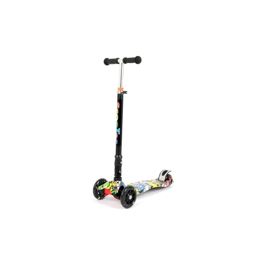 3 Wheel Cartoon Print Scooter