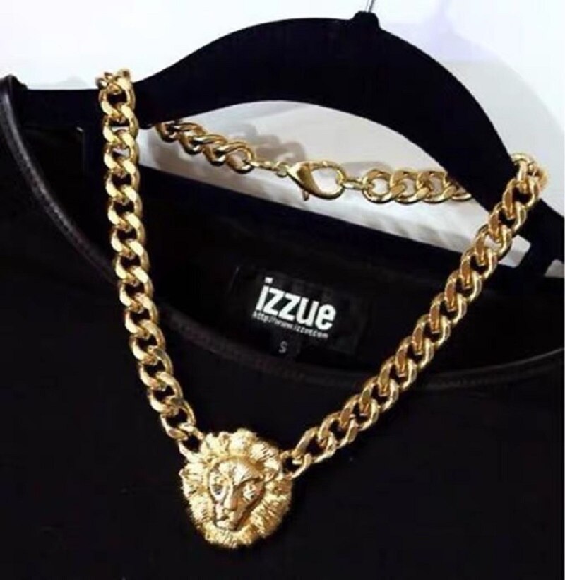 Luxurious Lion Head Collar Necklace